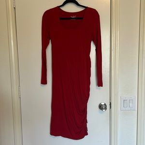 Isabel Maternity side tie dress